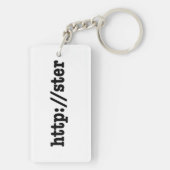 Porte-clés http://ster / code html (Dos)