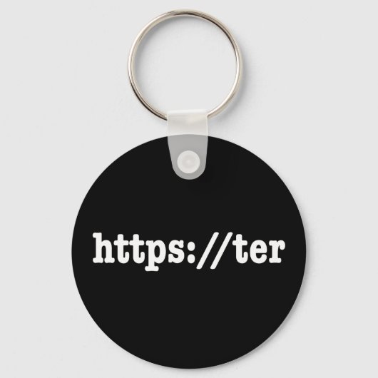 Porte-clés https://ter / code html (Recto)
