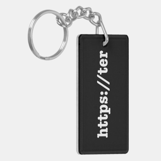 Porte-clés https://ter / code html (Devant gauche)