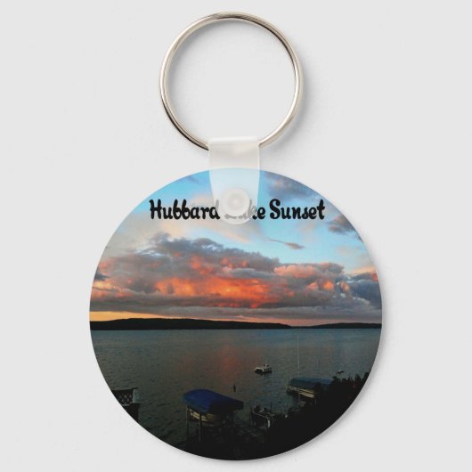 Porte-clés Hubbard Lake Michigan (Recto)