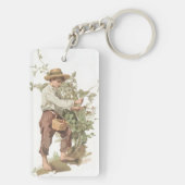 Porte-clés Huckleberry Finn Picking Berries Lithograph (Dos)