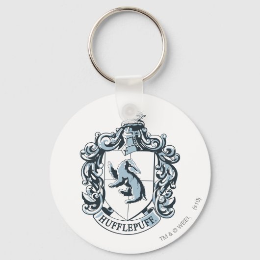 Porte-clés Hufflepuff Crest Blue (Recto)