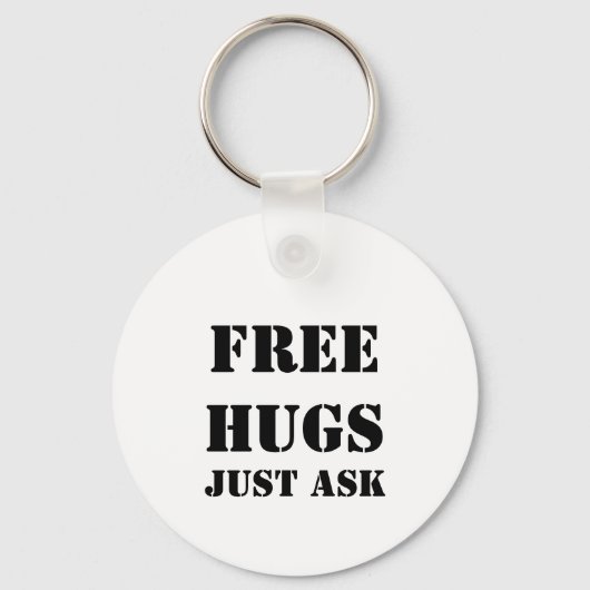 Porte-clés HUGS GRATUITS Posez simplement la question (Recto)