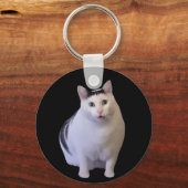 Porte-clés Huh Chat Mème Porte - clé double face (Recto)