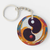 Porte-clés Huile de Yin et Yang (Devant)