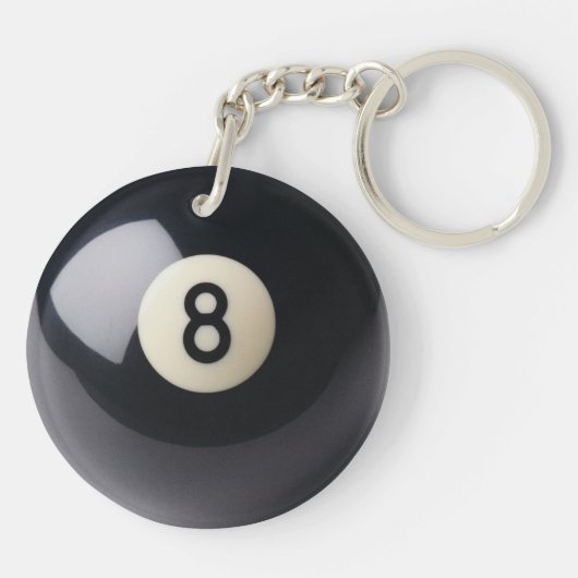 Porte-clés Huit balles (Dos)