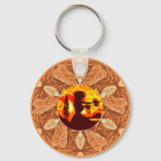 Porte-clés Hula Dancer (Recto)