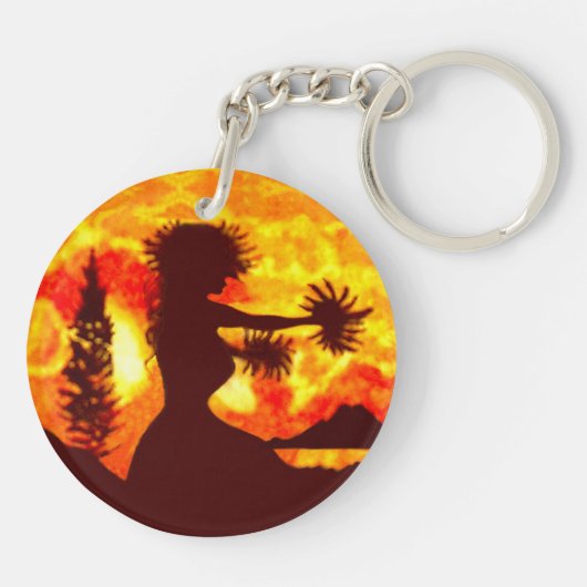 Porte-clés Hula Dancer  (Dos)