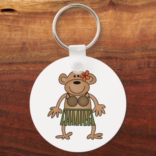 Porte-clés Hula Dancing Monkey (Recto)