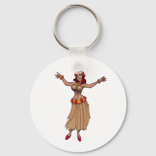 Porte-clés Hula Girl Porte - clé (Recto)