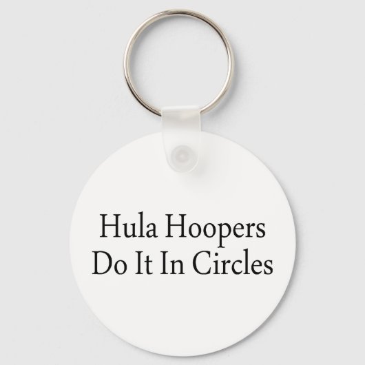 Porte-clés Hula Hoopers Le Font En Cercles (Recto)