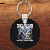 Porte-clés Human By Chance Alpha By Choice Cool Funny Alpha W (Recto)
