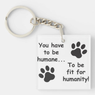 Porte-clés Humane pour l'humanité