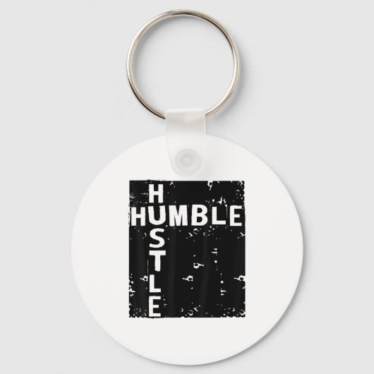 Porte-clés Humble Hustle Insrational Motivational Entrepreneu (Recto)