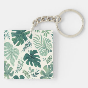 Porte-clés Humeur Monstera - Porte - clé acrylique à feuilles