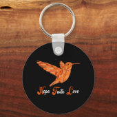 Porte-clés HummingBird Aml Sensibilisation à la leucémie (Recto)