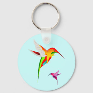 Porte-clés Hummingbird Maman et Baby Porte - clé