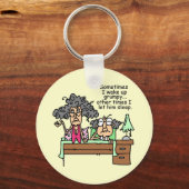 Porte-clés Humoristique, laissez grumeux dormir (Recto)