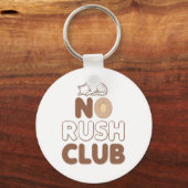 Porte-clés Humorous Slow Living and Lazy Day (Verso)