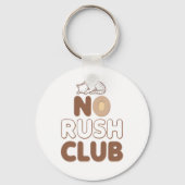 Porte-clés Humorous Slow Living and Lazy Day (Verso)