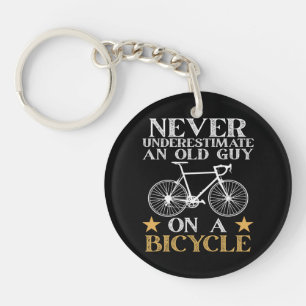Porte-clés Humour de cycliste drôle de vélo