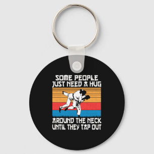 Porte-clés Humour de Judo Jiu Jitsu Arts Martiaux Drôle 