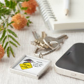 Porte-clés Humour de rage de route (Côté)