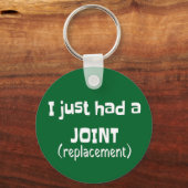 Porte-clés Humour de remplacement conjoint drôle nouveauté (Recto)