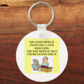 Porte-clés humour docteur drôle (Recto)