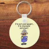 Porte-clés Humour enrichi par chocolat (Recto)