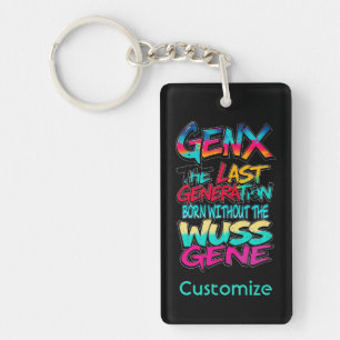 Porte-clés Humour Génération X