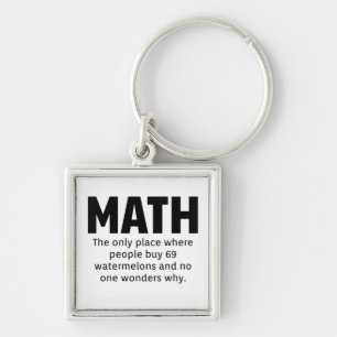 Porte-clés Humour mathématique