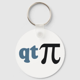 Porte-clés Humour mathématique - mignon Tee Pi