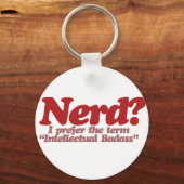 Porte-clés Humour Nerd génial (Recto)