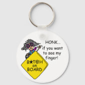 Porte-clés Humour Road Rage (Recto)