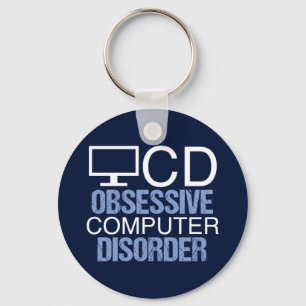 Porte-clés Humour Techie   Désordre informatique obsessionnel