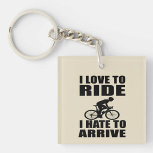 Porte-clés Humour VTT - Citation de cyclisme - Cyclisme drôle