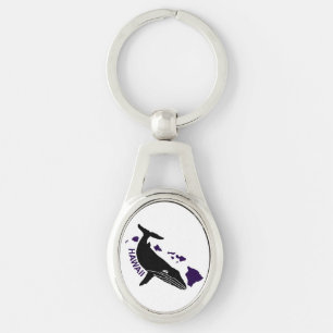 Porte-clés Humpback Hawaii Purple Islands