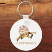 PORTE-CLÉS HUMPTY DUMPTY ASSIS SUR UN MUR - NURSERSERY RHYME (Recto)