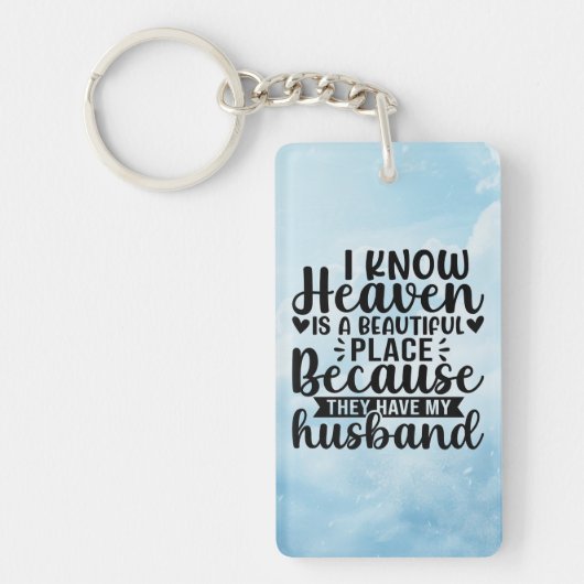 Porte-clés Husband In Heaven Keychain (Devant)