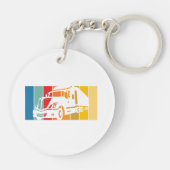 Porte-clés Husband Papa Trucker Legend Funny Truck (Dos)