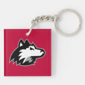 Porte-clés Huskies du nord de l'Illinois (Dos)