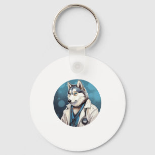 Porte-clés Husky Dog Doctor