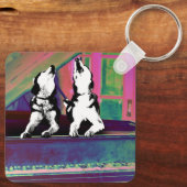 Porte-clés Husky Hurleur Blues (Verso)