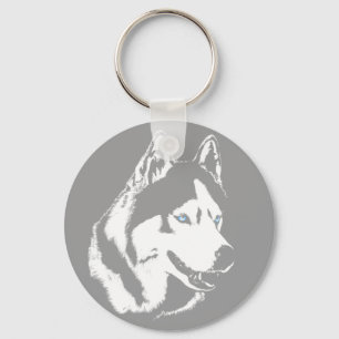 Porte-clés Husky Keychain Siberian Husky Malamute Dog Gifts