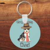 Porte-clés Husky Papa (Recto)