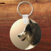 Porte-clés Husky Porte - clé Sibérien Husky / Cadeaux Malamut (Recto)