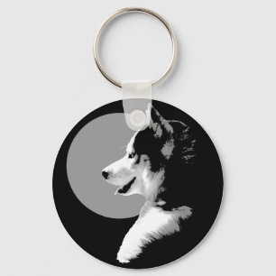 Porte-clés Husky Porte - clé Sibérien Husky Malamute Cadeaux