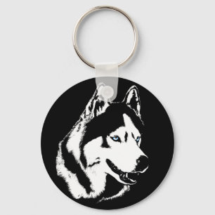 Porte-clés Husky Porte - clé Sibérien Husky Malamute Cadeaux