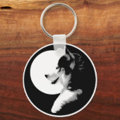 Porte-clés Husky Porte - clé Sibérien Husky Malamute Cadeaux (Recto)